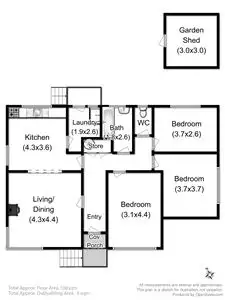 Floorplan of Homely house listing, 30 Pine Avenue, Kingston TAS 7050