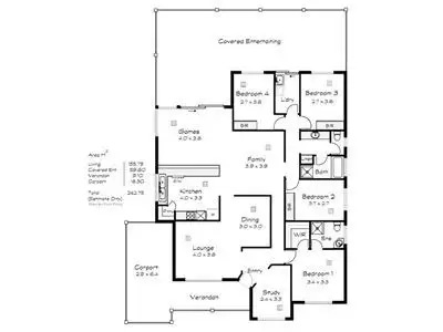 Floorplan of Homely house listing, 20 Arabian Court, Victor Harbor SA 5211