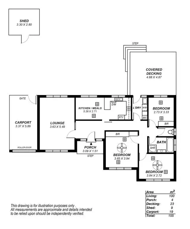 Floorplan of Homely house listing, 17 Taurus Crescent, Modbury Heights SA 5092