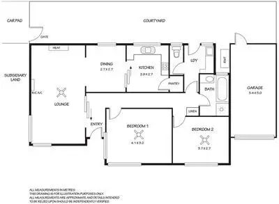 Floorplan of Homely unit listing, 6/63 Edward Street, Daw Park SA 5041