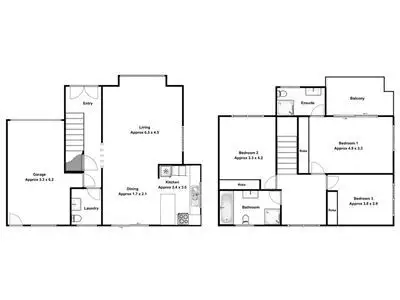 Floorplan of Homely semi-detached listing, 15 Wray Street, Fairfield Heights NSW 2165