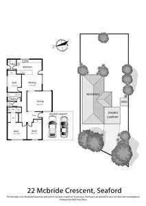 Floorplan of Homely house listing, 22 McBride Crescent, Seaford VIC 3198