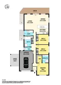 Floorplan of Homely house listing, 3 The Boardwalk, Creswick VIC 3363