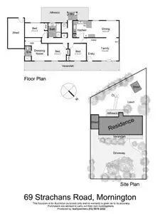 Floorplan of Homely house listing, 69 Strachans Rd, Mornington VIC 3931