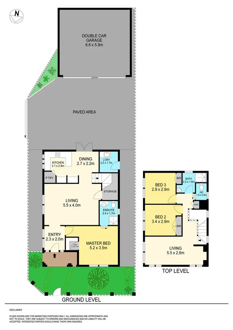 Floorplan of Homely townhouse listing, 13 Ripon Avenue, Lake Wendouree VIC 3350