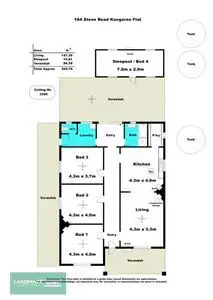 Floorplan of Homely house listing, 184 Stone Road, Roseworthy SA 5371