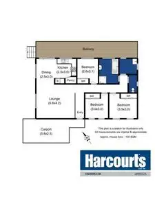 Floorplan of Homely unit listing, 1/54 Ineke Drive, Kingston TAS 7050