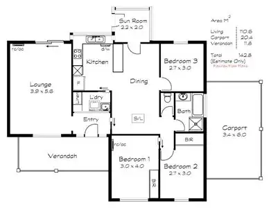 Floorplan of Homely house listing, 9 Encounter Terrace, Encounter Bay SA 5211