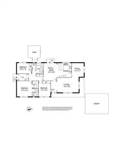 Floorplan of Homely house listing, 5 Tamara Street, Wantirna South VIC 3152