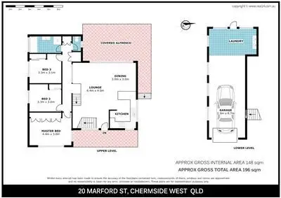 Floorplan of Homely house listing, 20 Marford Street, Chermside West QLD 4032