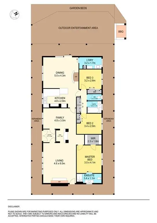 Floorplan of Homely house listing, 22 Stephen Street, Haddon VIC 3351