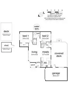 Floorplan of Homely unit listing, 5/42 Patrick Avenue, Croydon North VIC 3136