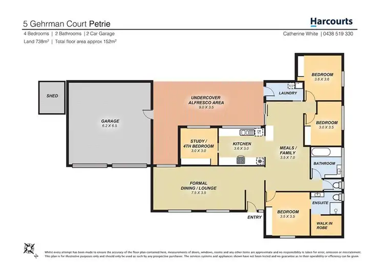 Floorplan of Homely house listing, 5 Gehrman Court, Petrie QLD 4502