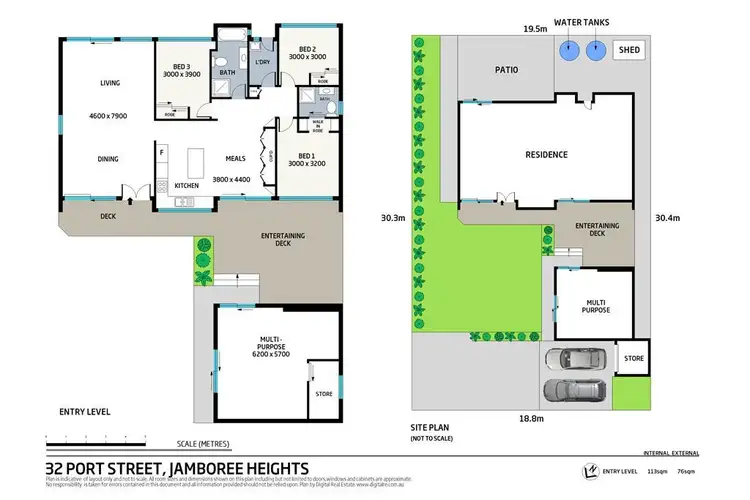 Floorplan of Homely house listing, 32 Port Street, Jamboree Heights QLD 4074
