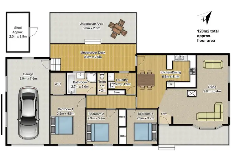 Floorplan of Homely house listing, 28 Snow Street, Newnham TAS 7248