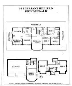 Floorplan of Homely house listing, 16 Pleasant Hills Drive, Grindelwald TAS