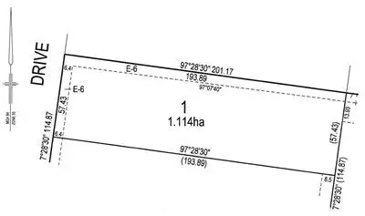Floorplan of Homely land listing, Lot 1 192 Orchard Drive, Glenrowan VIC 3675