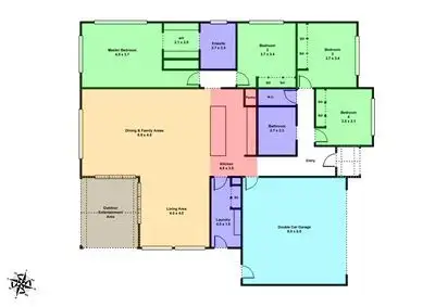 Floorplan of Homely house listing, 6 Ninox Court, Brown Hill VIC 3350