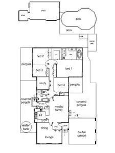 Floorplan of Homely house listing, 34 Jennifer Crescent, Bayswater North VIC 3153