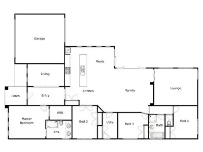 Floorplan of Homely house listing, 12 Lancashire Drive, Cranbourne North VIC 3977
