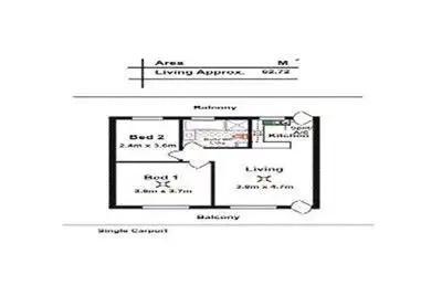 Floorplan of Homely unit listing, 6/79 Spring Street, Queenstown SA 5014
