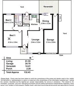 Floorplan of Homely unit listing, 3/18 Water Street, Kensington Park SA 5068