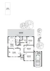 Floorplan of Homely house listing, 136 Crozier Avenue, Melrose Park SA 5039