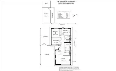 Floorplan of Homely house listing, 524 Salisbury HIghway, Parafield Gardens SA 5107