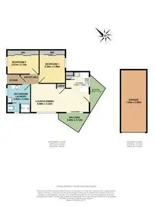 Floorplan of Homely unit listing, 1/17 Swan Place, Kiama NSW 2533