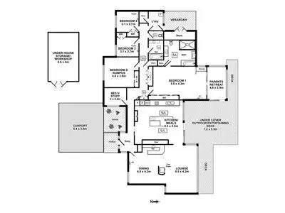 Floorplan of Homely house listing, 18 Cypress Avenue, Hawthorndene SA 5051