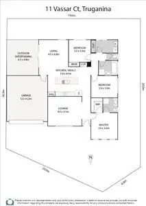 Floorplan of Homely house listing, 11 Vassar Court, Truganina VIC 3029