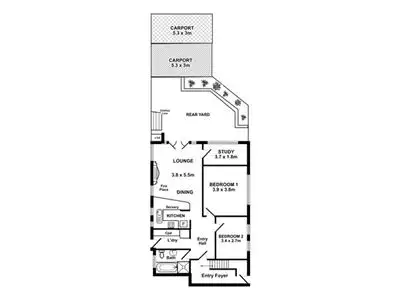 Floorplan of Homely unit listing, 4/9 Bristol Street, Glenelg South SA 5045