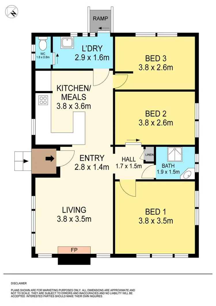 Floorplan of Homely house listing, 28 Violet Grove, Wendouree VIC 3355