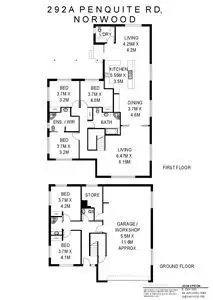 Floorplan of Homely house listing, 292a Penquite Road, Norwood TAS 7250