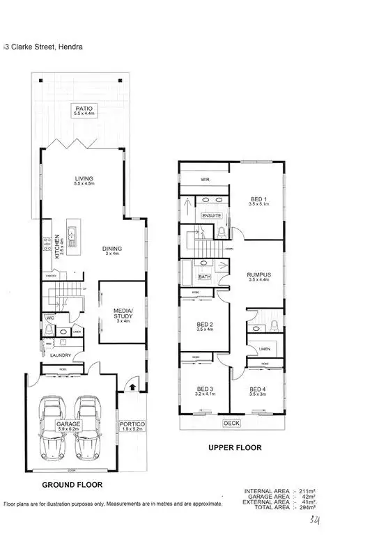 Floorplan of Homely house listing, 43 Clarke Street, Hendra QLD 4011
