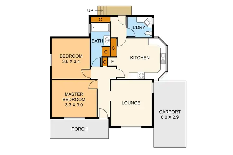 Floorplan of Homely house listing, 1/13 Cypress Avenue, Boronia VIC 3155
