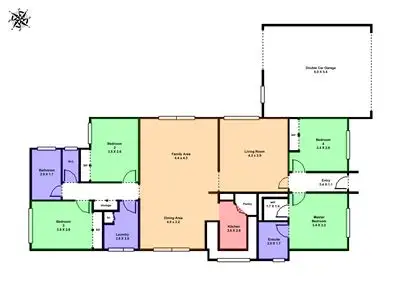 Floorplan of Homely house listing, 12 Lowry Crescent, Miners Rest VIC