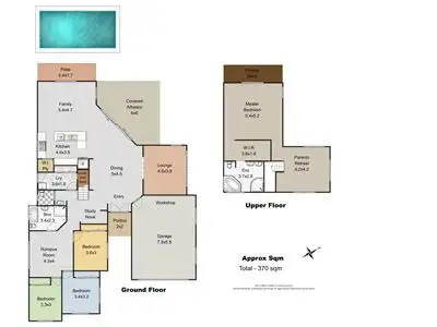 Floorplan of Homely house listing, 6 Silkyoak Court, North Lakes QLD 4509