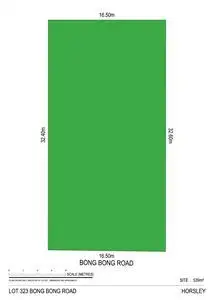 Floorplan of Homely land listing, 323 Bong Bong Road, Horsley NSW 2530