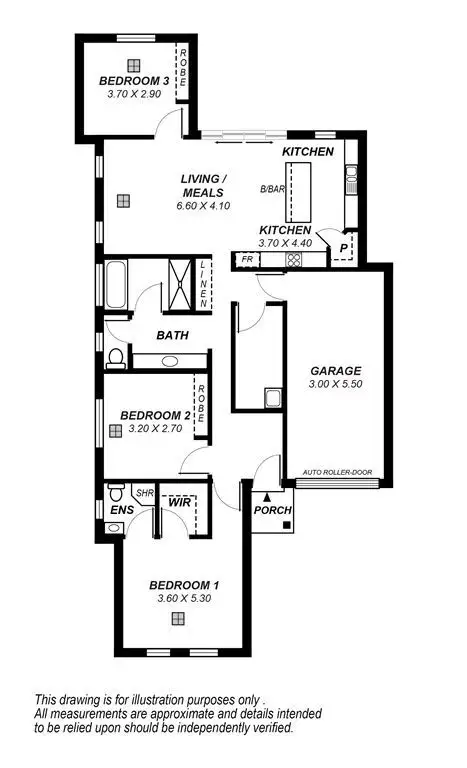 Floorplan of Homely house listing, B/17 Travers Street, Sturt SA 5047