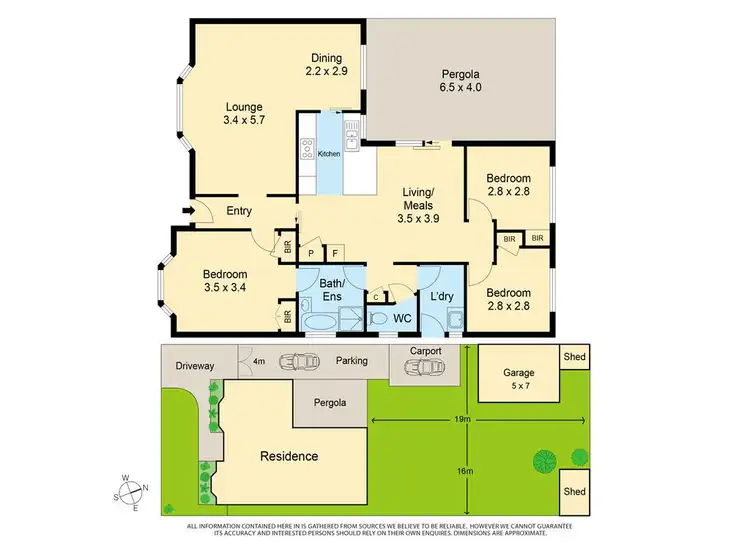 Floorplan of Homely house listing, 21 Sandfield Drive, Carrum Downs VIC 3201
