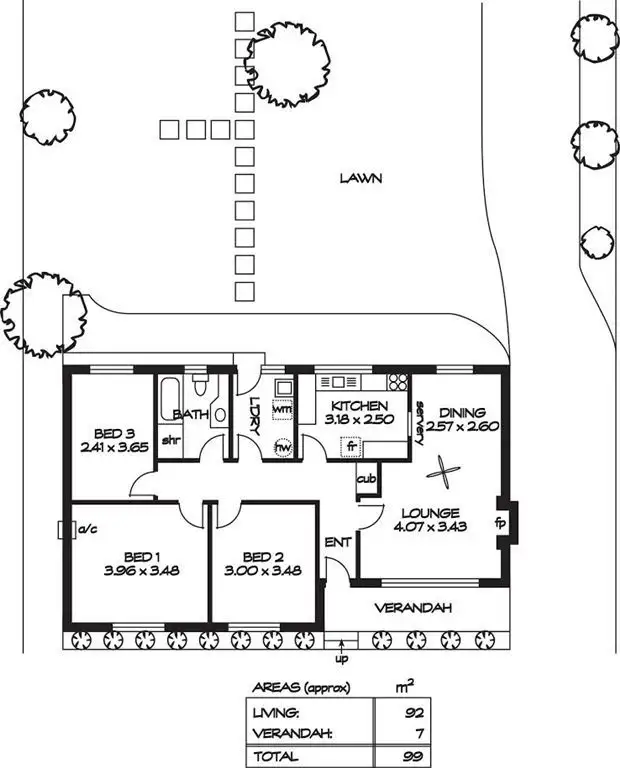 Floorplan of Homely house listing, 6 Thomson Avenue, Rostrevor SA 5073