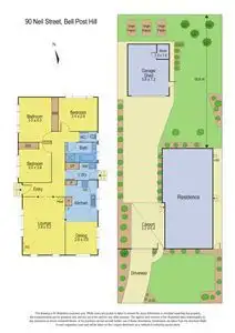 Floorplan of Homely house listing, 90 Neil Street, Bell Post Hill VIC 3215