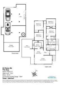 Floorplan of Homely house listing, 62 Paten Road, The Gap QLD 4061