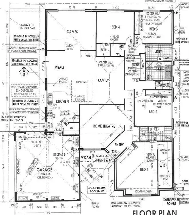 Floorplan of Homely house listing, 44 Hay Shed Road, Bovell WA 6280
