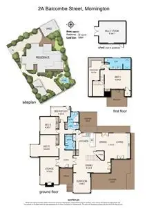 Floorplan of Homely house listing, 2A Balcombe Street, Mornington VIC 3931