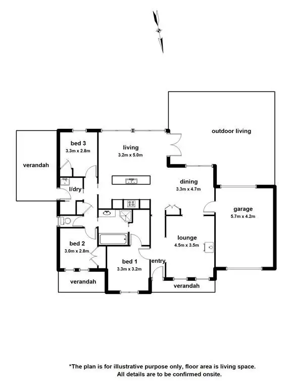 Floorplan of Homely house listing, 36 Warrawong Drive, Berwick VIC 3806