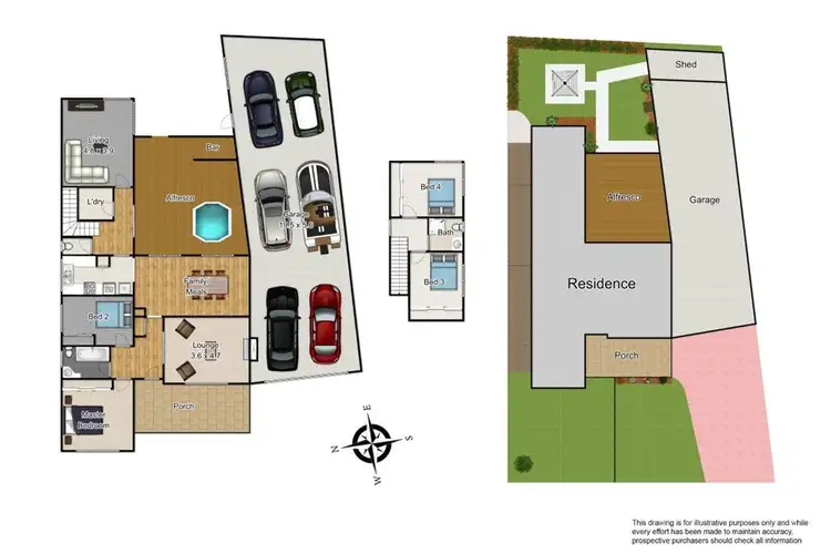 Floorplan of Homely house listing, 3 Barton Street, Dandenong North VIC 3175
