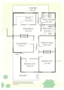 Floorplan of Homely house listing, 10 Tungara Avenue, Croydon Park SA 5008