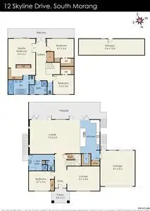 Floorplan of Homely house listing, 12 Skyline Drive, South Morang VIC 3752